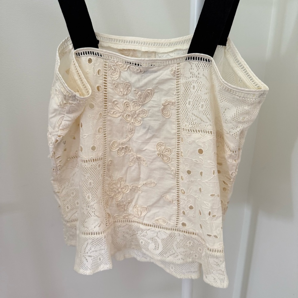 Zara Collection Patchwork Embroidered Top - Picture 9 of 9